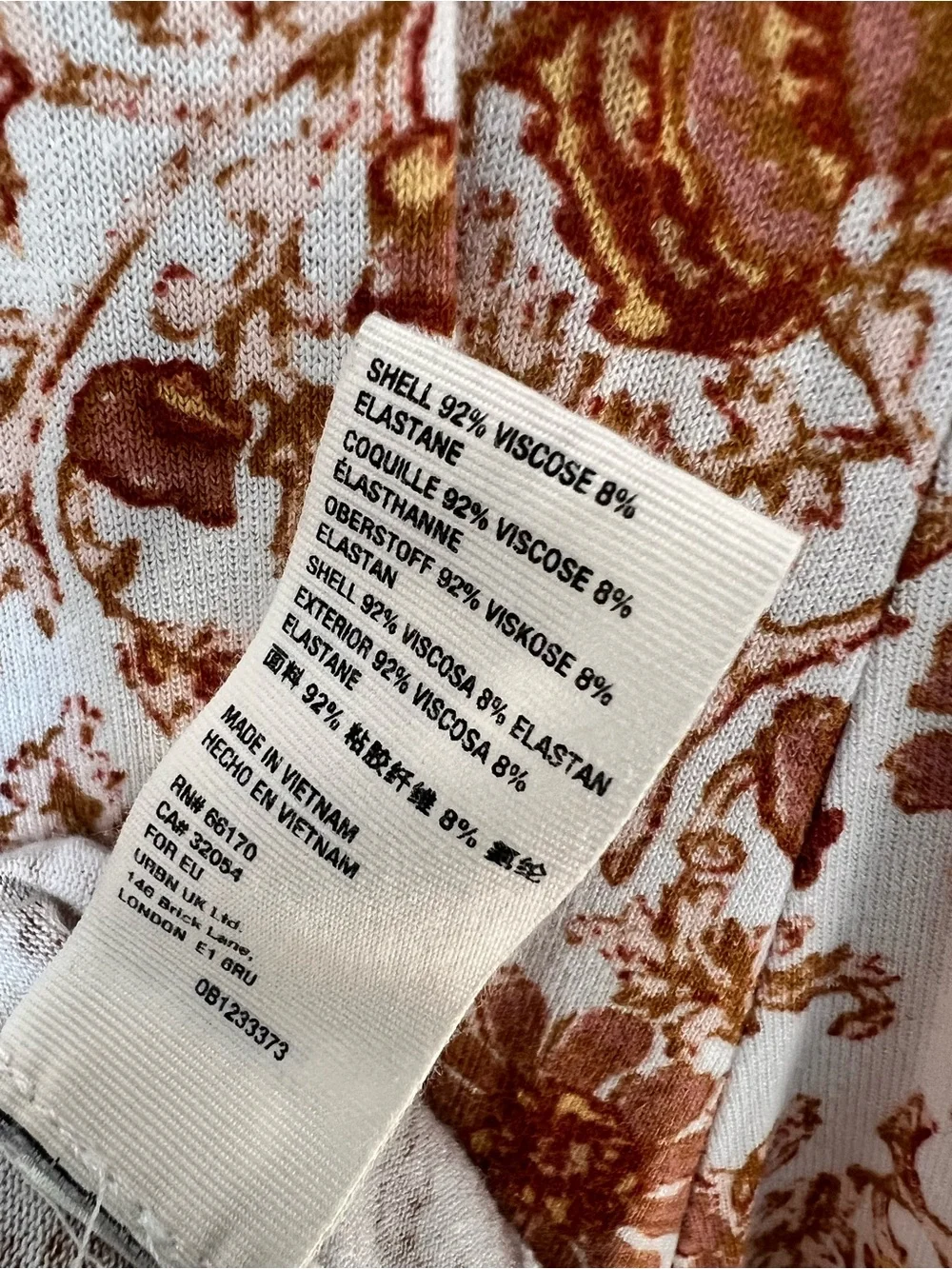 Free People Olivia Printed Tunic Floral Mini Dress Top Women's XL Boho